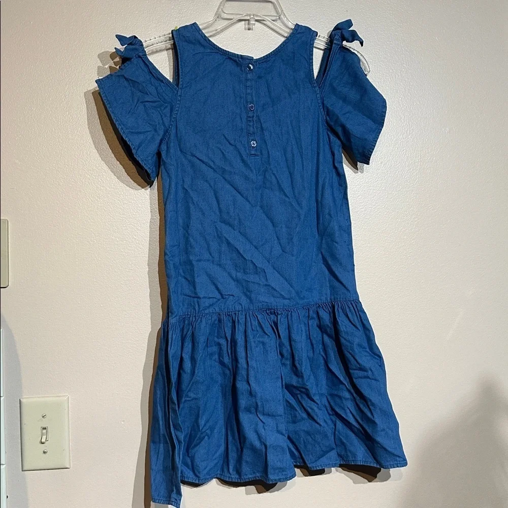 Carter's Vibrant Blue cold shoulder Dress 10/12